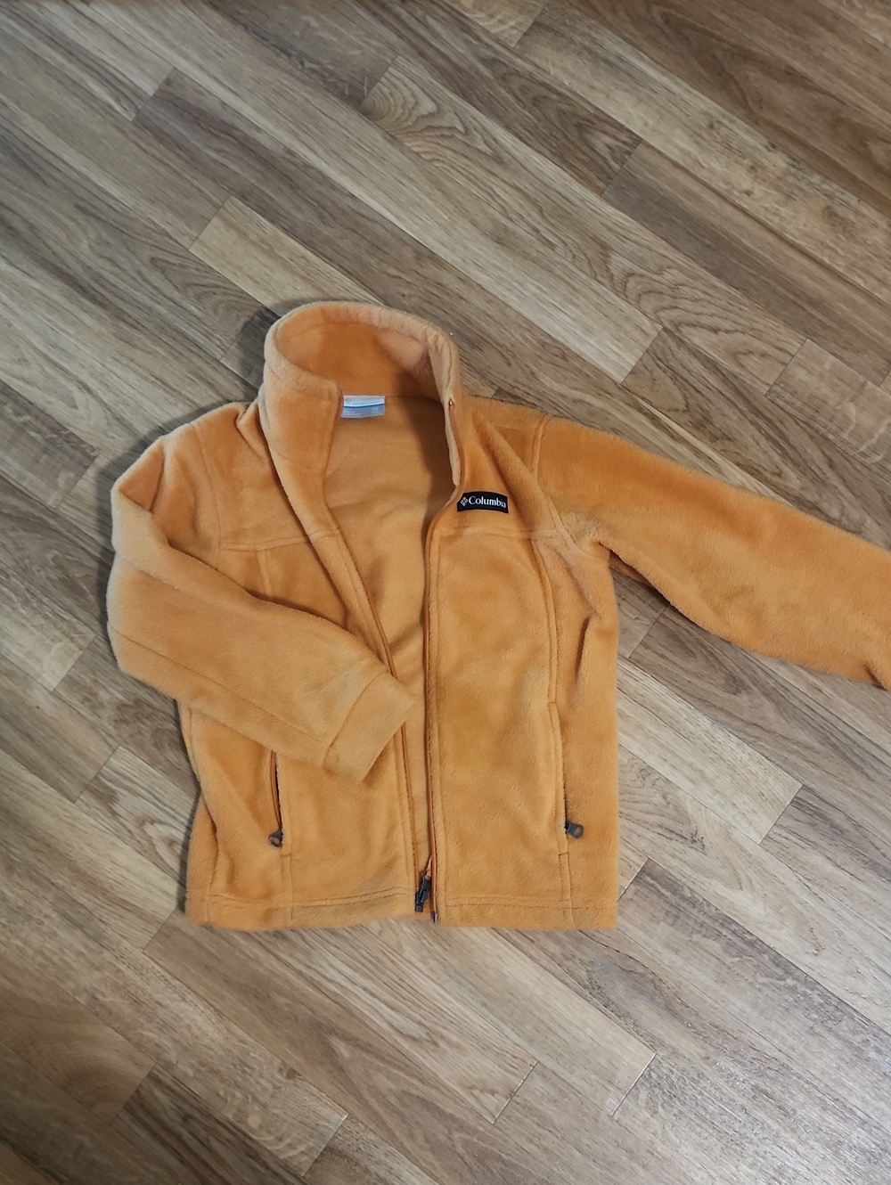 Columbia Kids Orange Fleece Zip Jacket